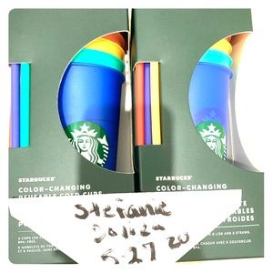 Starbucks 2020 color changing cups.